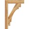 Ekena Millwork Merced Block Rough Sawn Bracket, Western Red Cedar, 4"W x 24"D x 36"H BKT04X24X36MRC05RWR - alternate 4